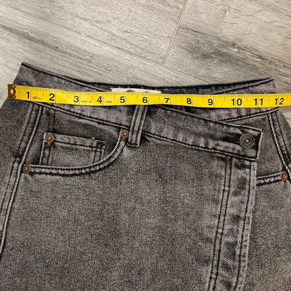 NWT FREE PEOPLE sulphor black skirt size 24 - Picture 8 of 10